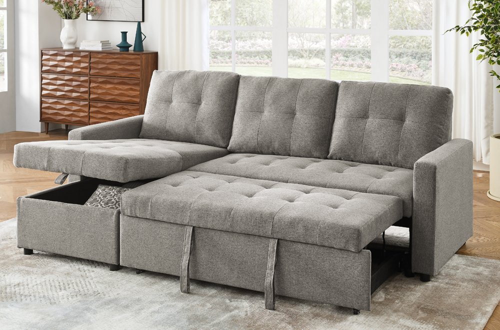 T1245 Pull-Out Sofa Sectional